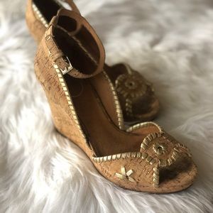 Jack Rogers Cork wedges